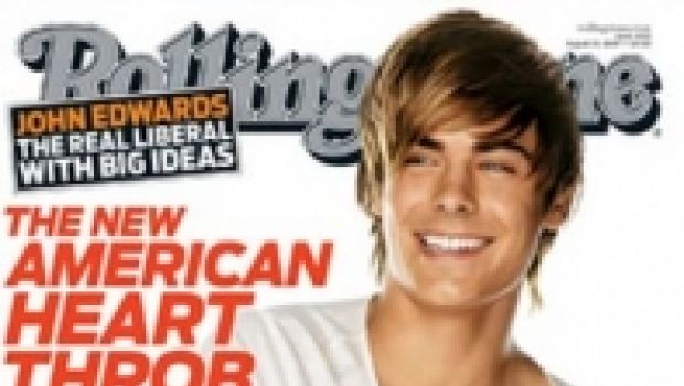 Zac Efron sulla copertina di agosto di Rolling Stone