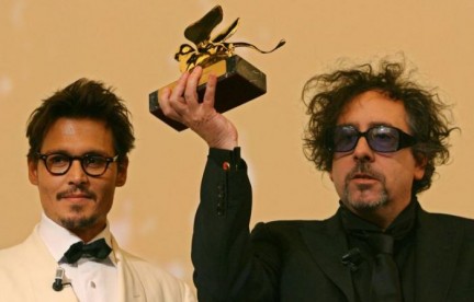 Tim Burton premiato a Venezia da Johnny Depp