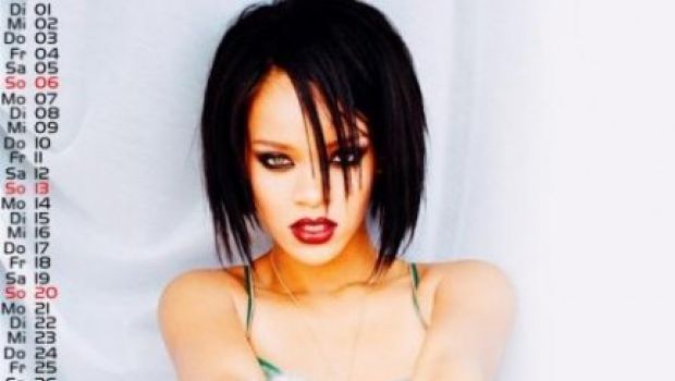Il calendario di Rihanna 2008. Che sexy!