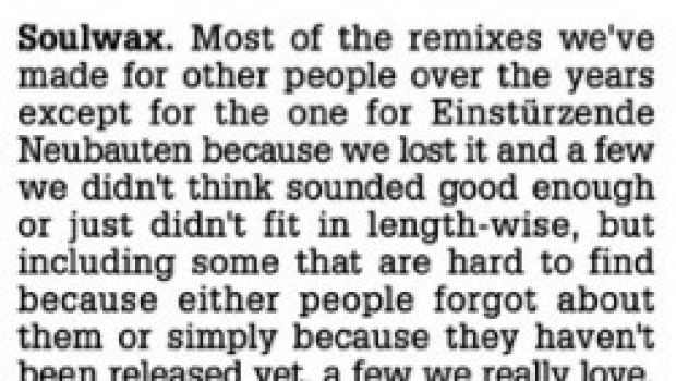 Soulwax – Most Of The Remixes