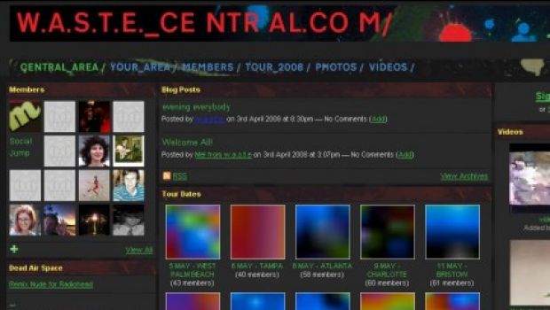 Radiohead: social network e widget (+ esclusive)