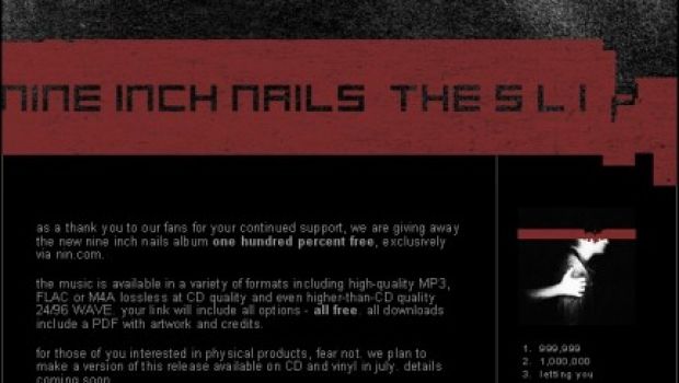 Come scaricare gratis “The slip”, nuovo album dei Nine Inch Nails