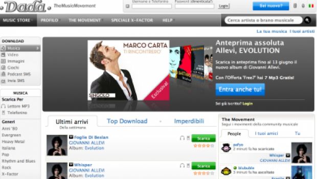 Dada Music Store: come funziona e quanto costa
