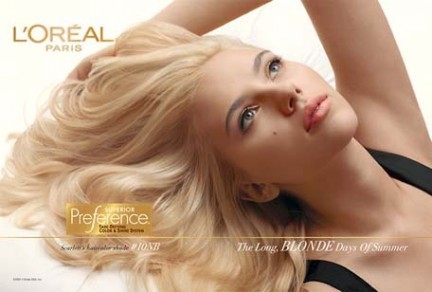 Scarlett Johansson per L’Oreal 2008