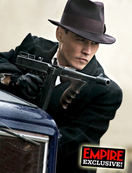 Le prime foto ufficiali di Johnny Depp e Christian Bale in Public Enemies