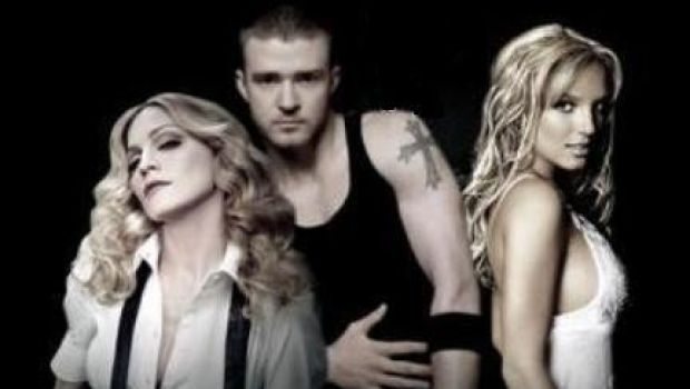 Britney e Justin sul palco con Madonna
