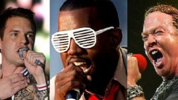 The Killers, Guns N’ Roses e Kanye West: una sfida a tre