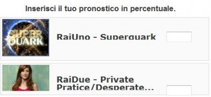 Fantashare e Cosa vedrai? Prime time del 30 dicembre 2008