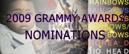 Grammy Awards 2009 : Ecco le Nominations