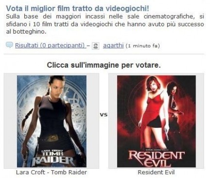 Cult de sac. Vota il miglior film tratto da un videogioco