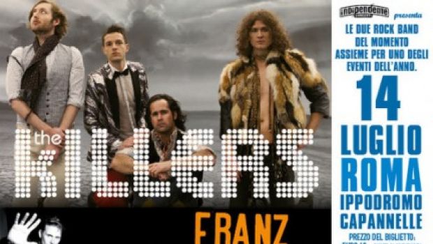 The Killers: nuove date (a Roma con Franz Ferdinand)