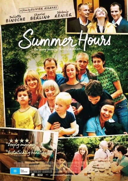 Tre Poster ed un trailer per Summer Hours, nuovo film con Juliette Binoche