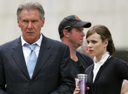 Rachel McAdams con Diane Keaton ed Harrison Ford sul set di Morning Glory – le foto
