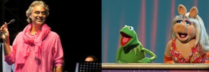 Andrea Bocelli: in duetto coi Muppets