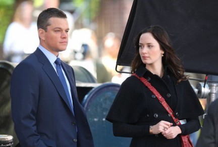 Matt Damon, Emily Blunt e Tim Robbins sul set di The Adjustment Bureau – nuove foto