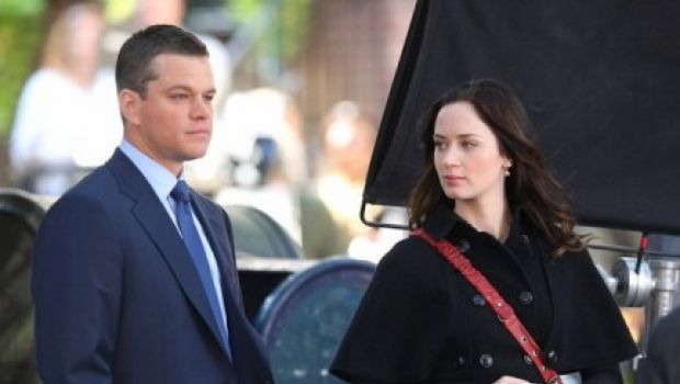 Matt Damon, Emily Blunt e Tim Robbins sul set di The Adjustment Bureau – nuove foto