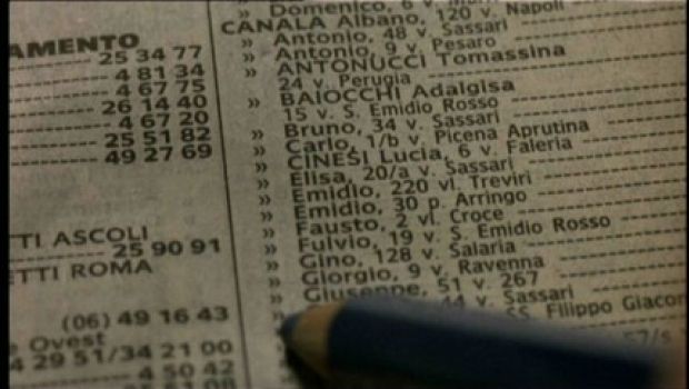 Indovinate il film dall’elenco telefonico