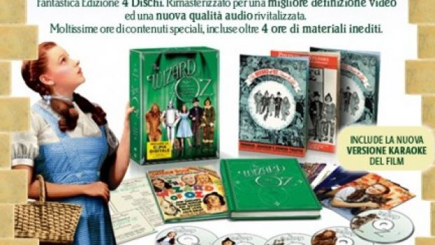 Il mago di Oz: dvd collector’s edition a 4 dischi più gadget