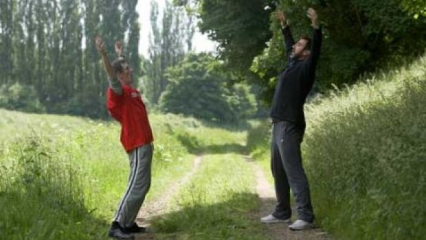 Il mio amico Eric: la locandina italiana del film di Ken Loach