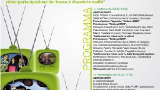 Paese che vai: le Micro Web Tv italiane a convegno