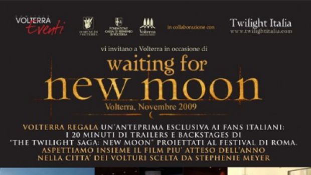 Waiting for New Moon: Volterra aspetta il film con tre giorni di festa – ecco come partecipare