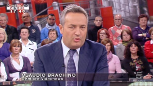Pomeriggio Cinque – Claudio Brachino difende la D’Urso (e Videonews) dagli attacchi di Fabrizio Corona (video)