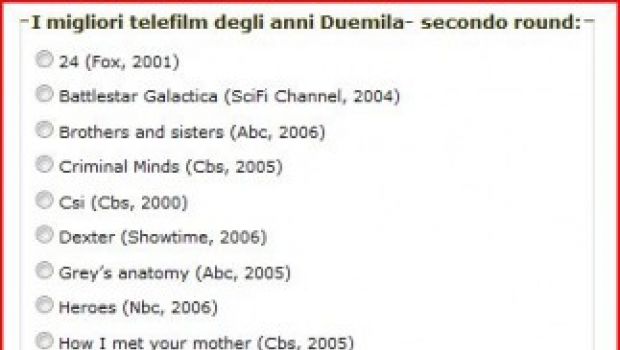 I migliori telefilm del decennio- secondo round