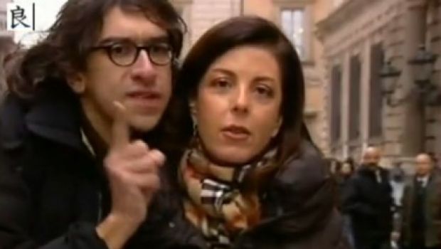 Gabriele Paolini torna a colpire con violenza. Il Tg1 esprime solidarietà alla collega