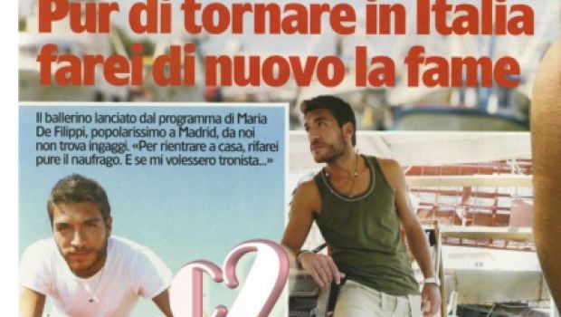 Valerio Pino torna a ballare ad Amici. In Spagna ha fatto l’Isola, il prof di moda e il cantante trash sognando Uomini e Donne