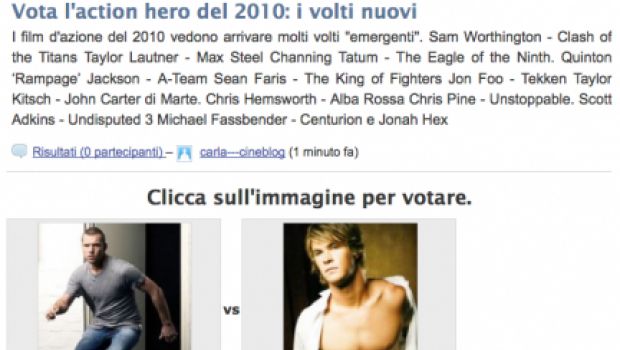 Vota l’action hero del 2010: i volti nuovi