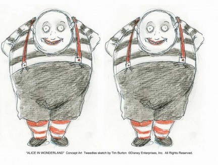 Alice nel Paese delle Meraviglie di Tim Burton – nuovo video, nuove immagini e concept art