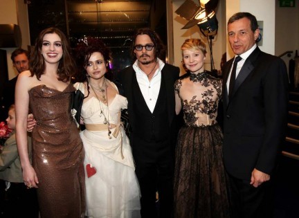 Tutte le foto dal red carpet dell’anteprima mondiale di Alice in Wonderland