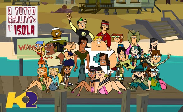 A tutto reality: L’isola –  il cartoon che fa la parodia dei reality arriva su K2