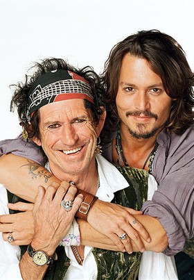 Johnny Depp dirige un documentario su Keith Richards