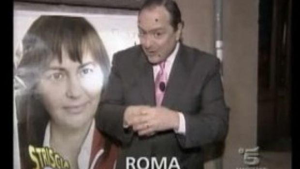 Il maschilismo di Striscia: l’intervista di Giampaolo Fabrizio (Bruno Vespa) a Renata Polverini