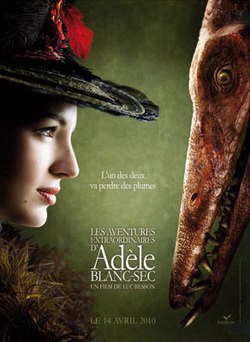 Trailer e locandina per Le avventure di Adèle Blanc-Sec di Luc Besson