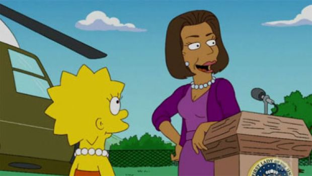 I Simpson: la guest star Michelle Obama sbarca a Springfield