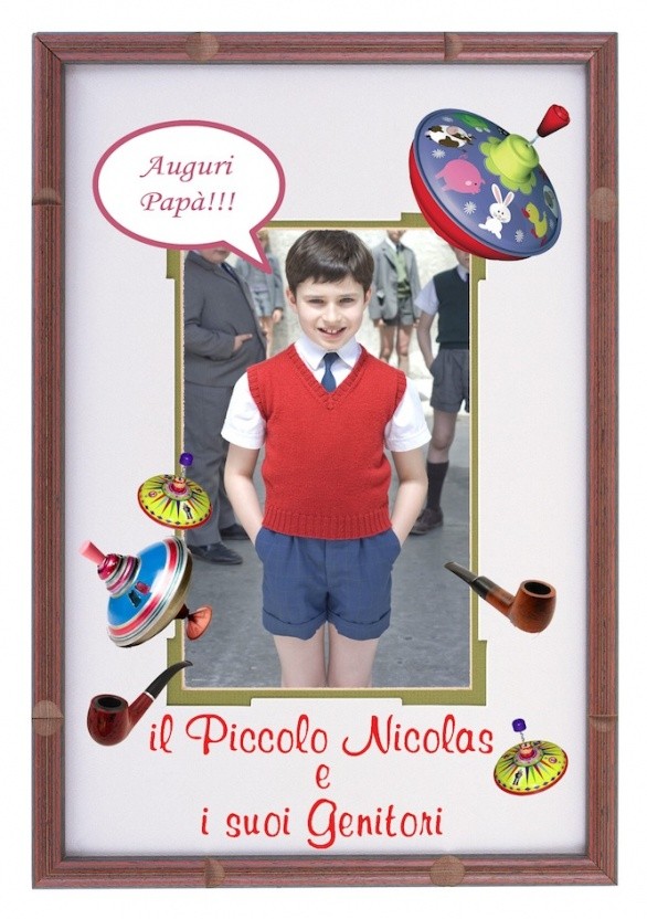 Il Piccolo Nicolas e i suoi genitori per la festa del papà