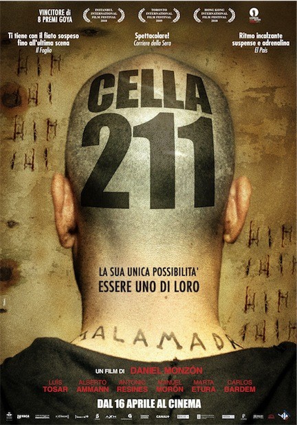 Cella 211: il trailer italiano e la locandina del prison movie di Daniel Monzón