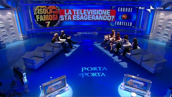 Porta a Porta – L’Isola dei Famosi e il Grande Fratello