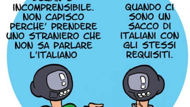 L’italiano, questo straniero