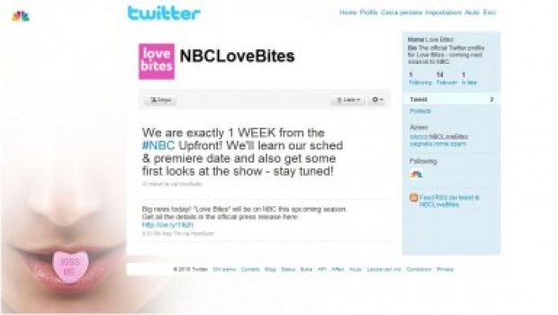 Upfront 2010-11: la Nbc ordina anche The Event, Love Bites,  Outsourced e Chase (aggiornato). Le altre serie anticipate via Twitter? Chuck 4 (forse) sempre più vicino