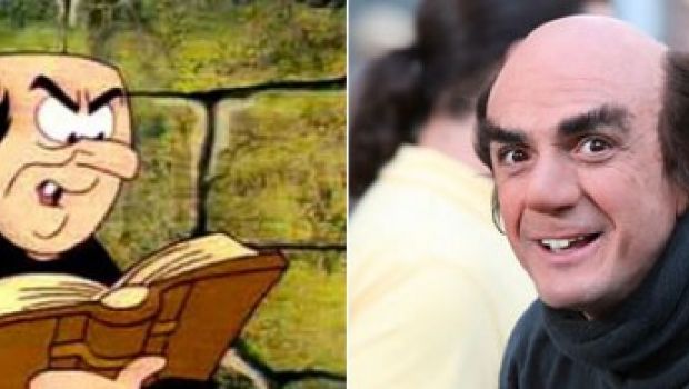 Hank Azaria nei panni di Gargamella sul set dei Puffi – le foto