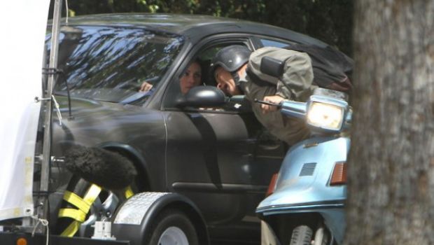 Julia Roberts e Tom Hanks sul set di Larry Crowne