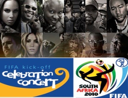 FIFA World Cup 2010 Kick-Off Celebration Concert: guarda i video live di Shakira, Black Eyed Peas, Alicia Keys, K’naan