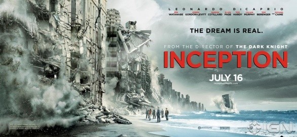 Quattro criptici banner per Inception di Christopher Nolan