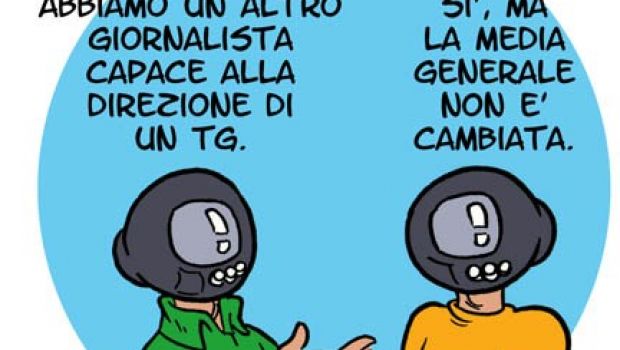 Entra Mentana, esce Piroso