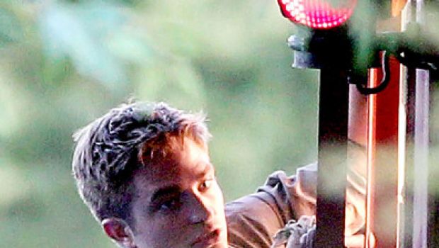 Christoph Waltz e Robert Pattinson sul set di Water for Elephants