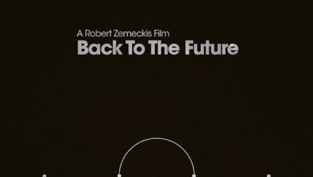 Tre minimal poster della saga di Ritorno al Futuro
