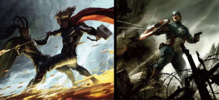 Comic-Con 2010: teaser poster per Captain America: The First Avenger e Thor